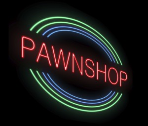 Neon Pawnshop sign.