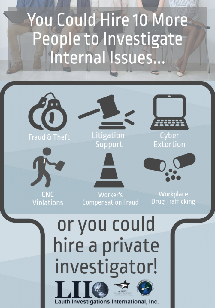 Lauth Investigations International | Internal Investigation Teams vs. Private Investigators Lauth Investigations International | Internal Investigation Teams vs. Private Investigators